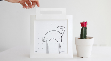 고양이 달력 하나 길러보세요