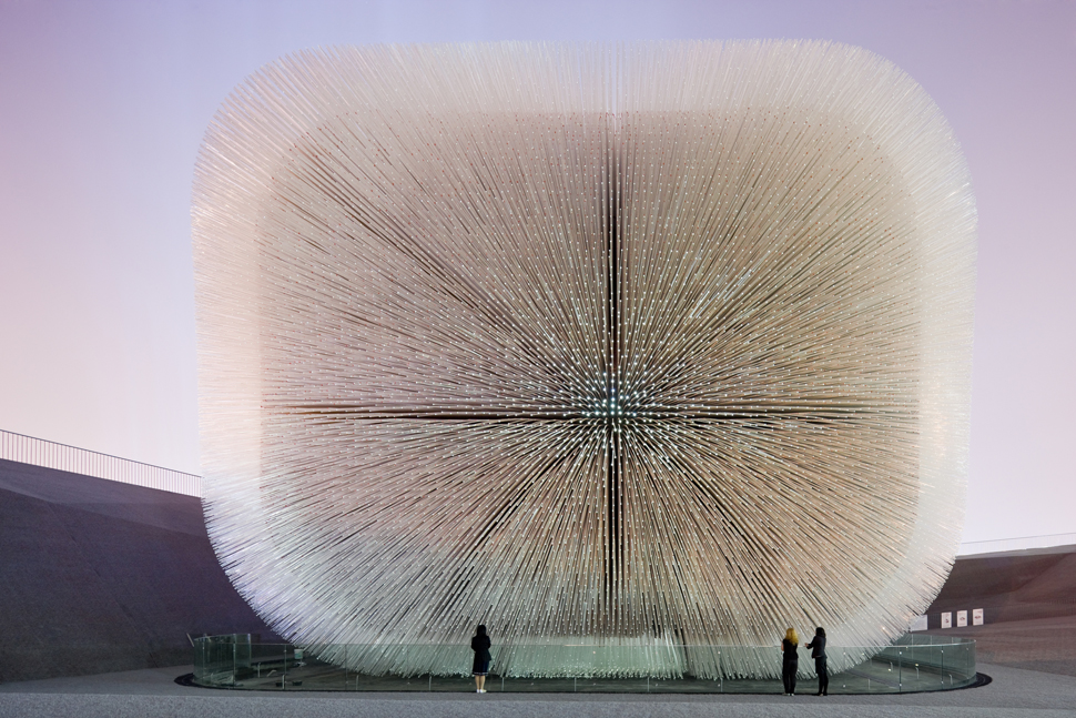 영국관. 상하이 엑스포, 중국, 2010 (UK Pavilion; exterior view of the pavilion. image Credit: Iwan Baan)
