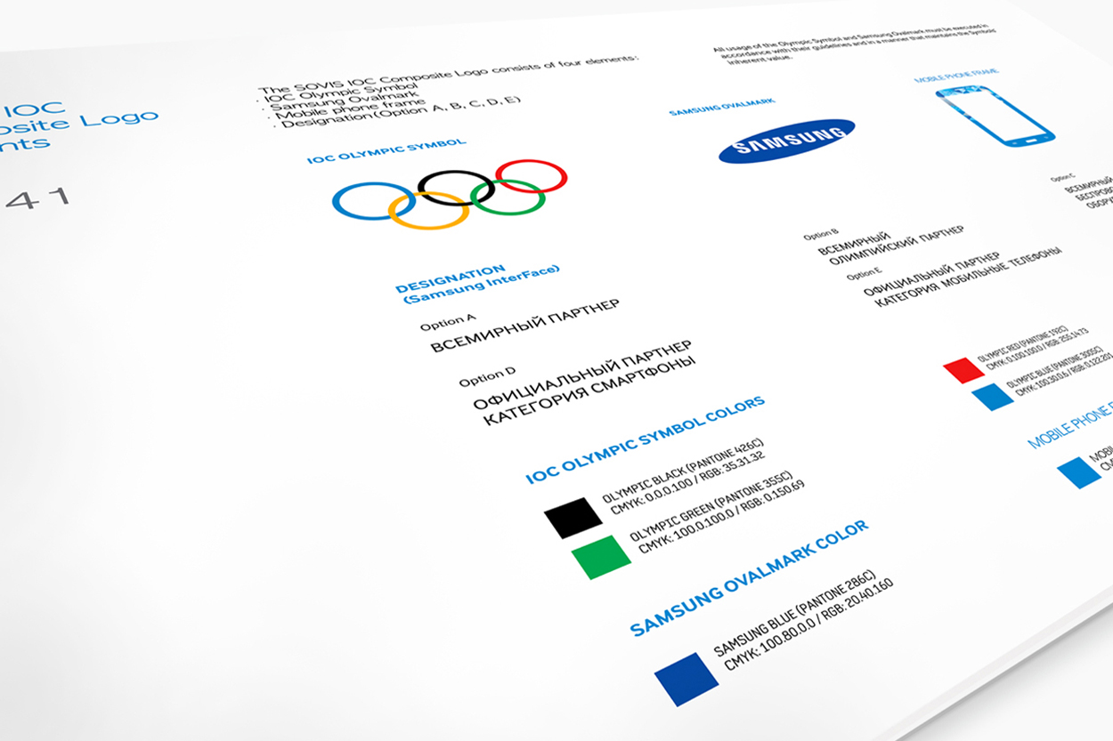 Samsung Sochi Olympic_ Graphic Guidelines, Studio VEIG