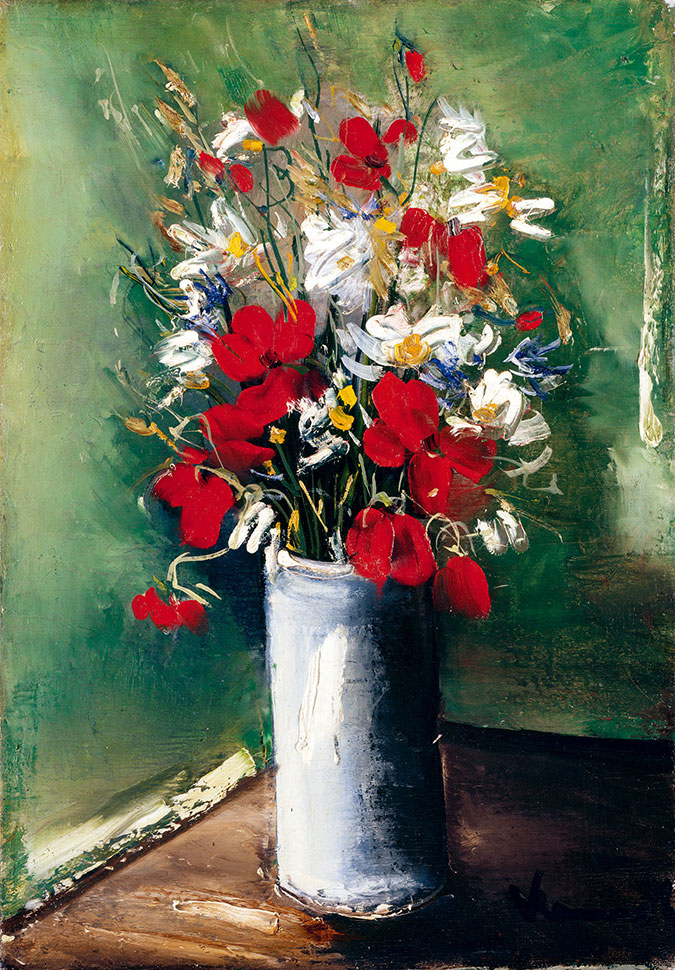 〈양귀비 꽃(Bouquet de coquelicots)〉, 1936-37, oil on canvas, 55.5x38cm