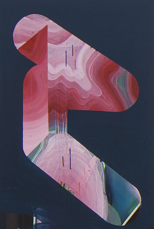 오택관, Overlap Area, 2015, acrylic on cavas, 130.3x97cm