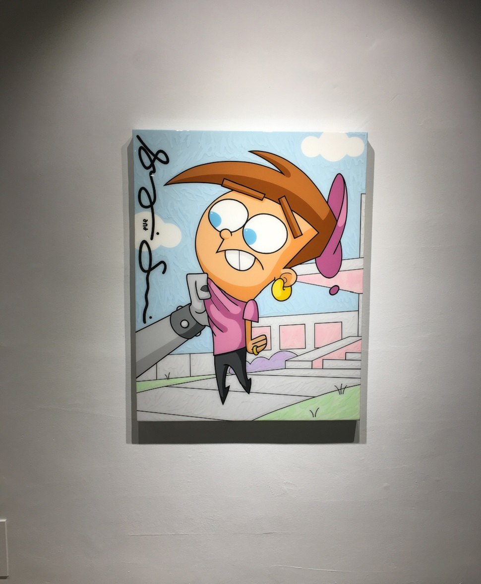 애니메이션 〈티미의 못말리는 수호천사(원제: The Fairly OddParents)〉의 캐릭터를 그린 작품©Design jungle