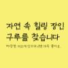 자연 속 힐링장인 구루를 찾습니다