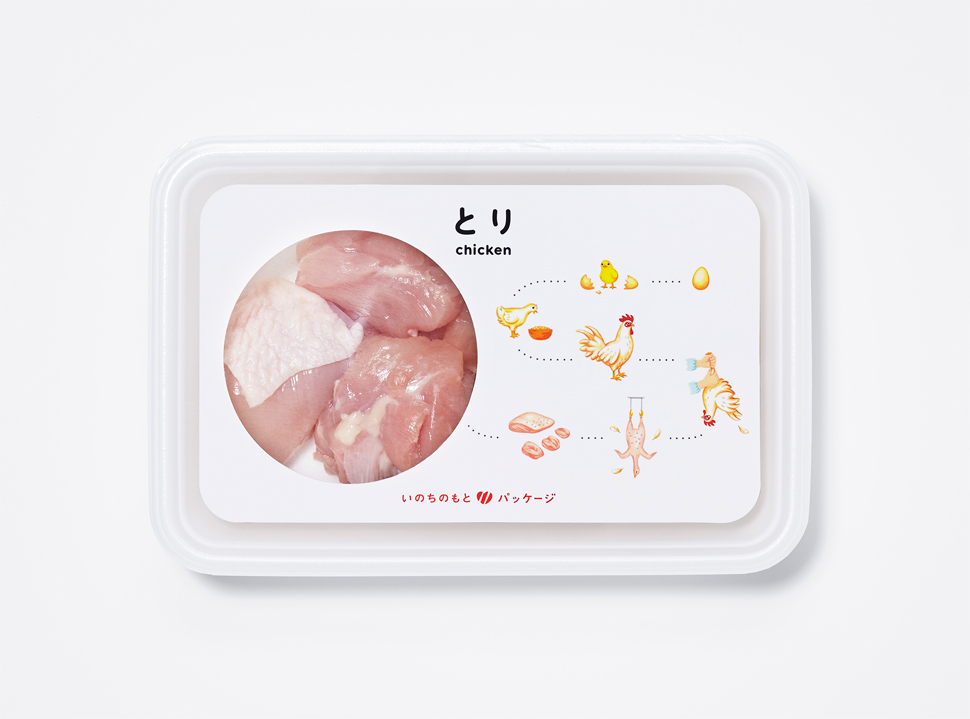 달걀에서 우리가 먹는 닭고기가 되기까지의 과정을 보여주는 그림은 왠지 초등학교 교과서에서 본 듯하다.