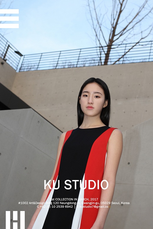 건국대학교 예술디자인대학 의상디자인학과 3학년 재학생 5명이 패션 브랜드 KU 스튜디오를 설립하고 우리나라 태극기를 컨셉으로 새로운 패션 디자인을 선보인다.(사진제공: 건국대학교)