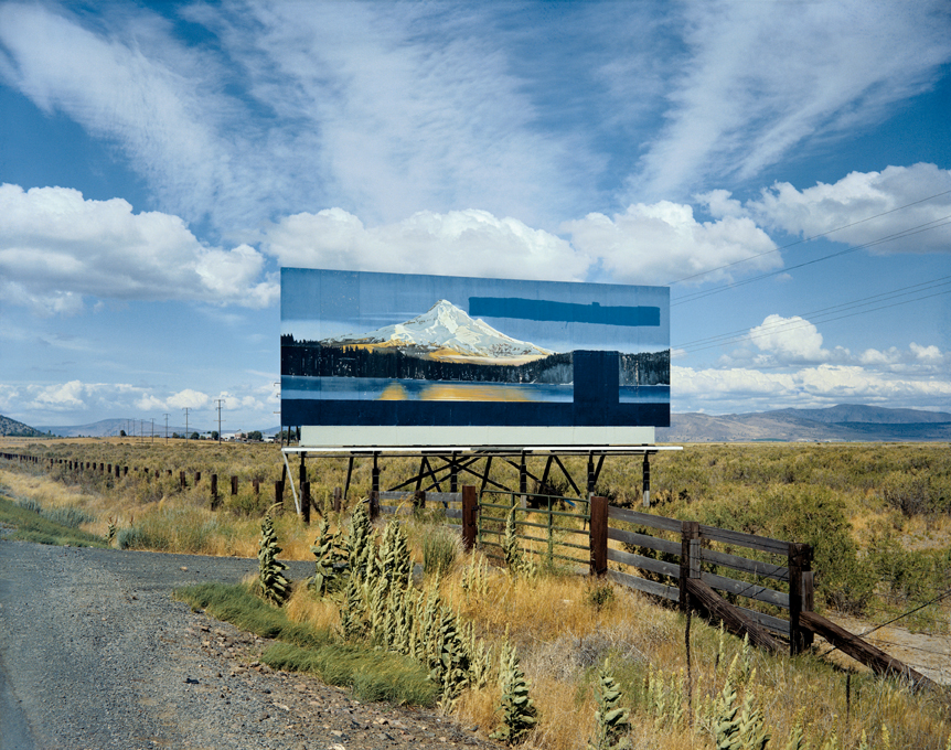 Federal Highway 97 south of Klamath Falls, Oregon, 21 July 1973. From the Uncommon Places series.