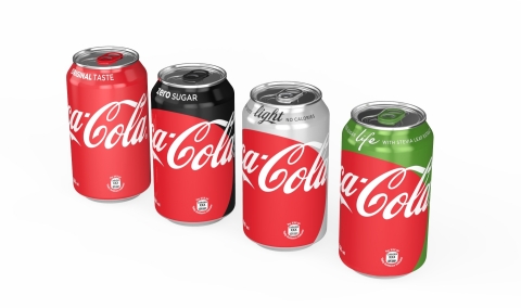 코카콜라 ‘원 브랜드’ 포장 - 355ml 캔 라인업(사진제공: The Coca-Cola Company)