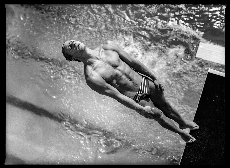 데이비드 버넷(David Burnett), Platform Diving, Olympic previews, 1996. ©David Burnett(Contact Press Images)