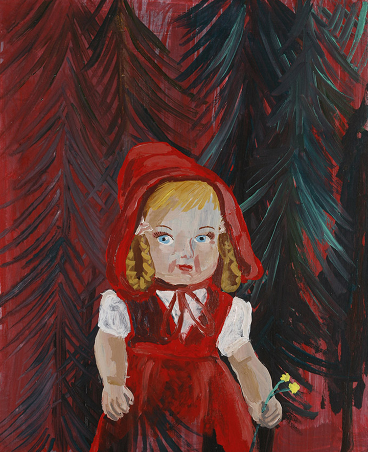 ‘빨간 망토’는 레테가 가장 좋아하는 주제 중 하나로 지속적으로 그녀의 작품에 등장한다.