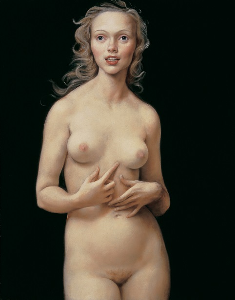 존 커린 JOHN CURRIN (B 1962)
허니문 누드 
1998 / 캔버스에 유채 / 116.8 × 91.4 ㎝
Honeymoon nude 
1998 / oil paint on canvas
Tate: Purchased with assistance from Evelyn, Lady Downshire’s Trust Fund 1999