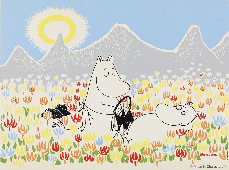 〈스웨덴을 깨끗하게 유지하기〉 캠페인 포스터, 컬러프린트, 51x72cm, Private collection ⓒMoomin Characters™