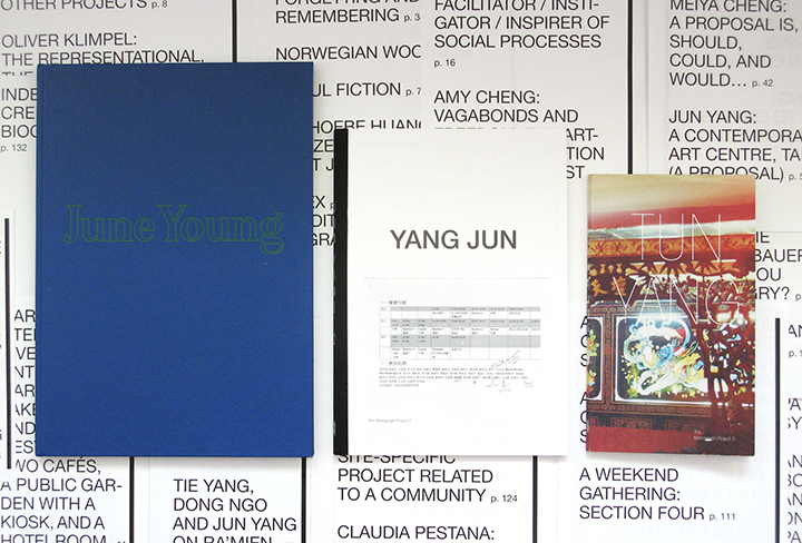 Jun Yang, 〈The Monograph Project〉