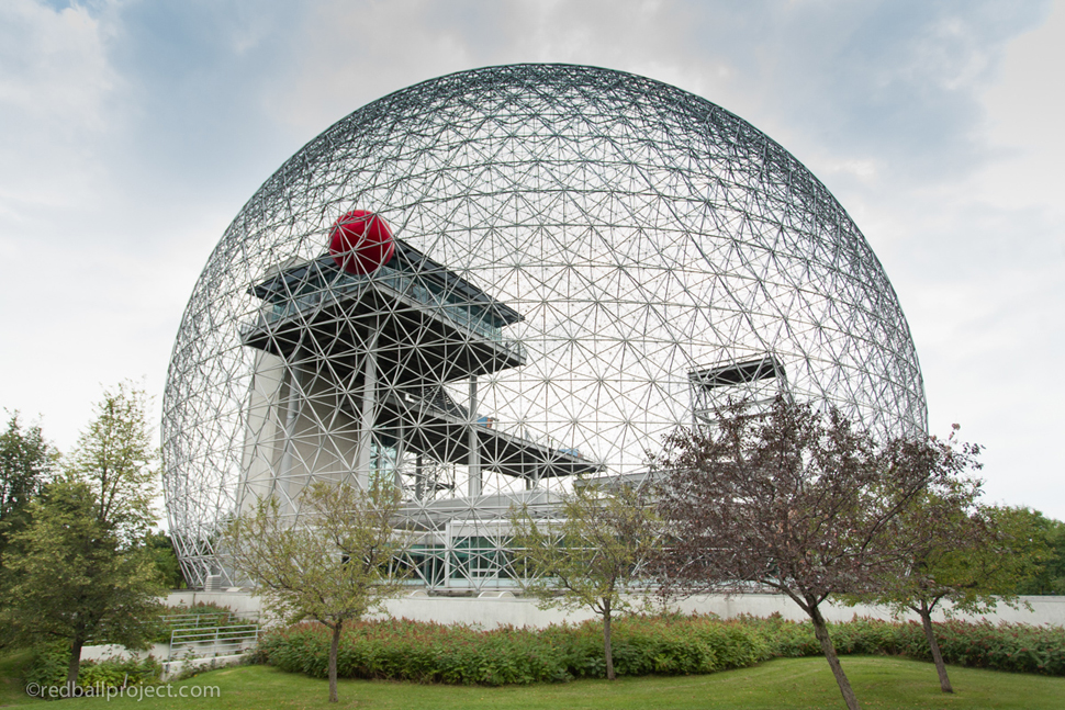 RedBall Montreal – Biosphere, 2014 ⓒredballproject.com