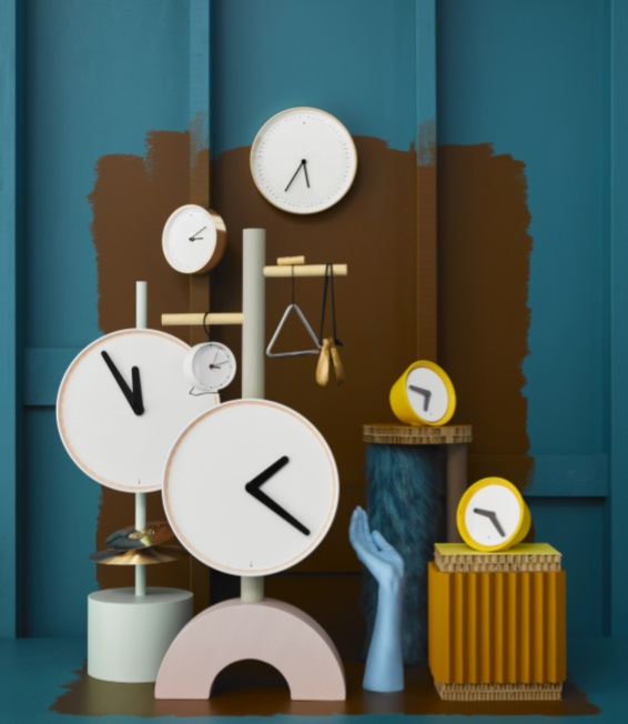 시계의 가장자리와 시계판이 밝아지는 스톨파 & 파노레라 시계