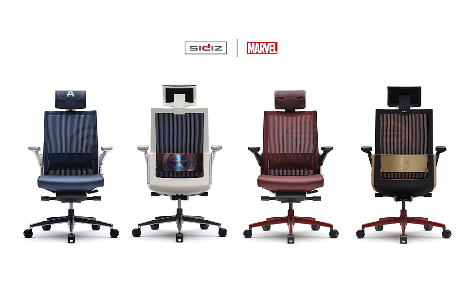 시디즈X마블, 최고급 사무용 의자 ‘T80_마블 컬렉션’(사진제공: 퍼시스그룹)