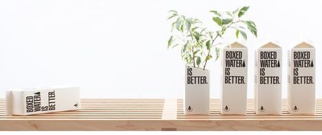 우유팩을 연상시키는 Boxed water is Better