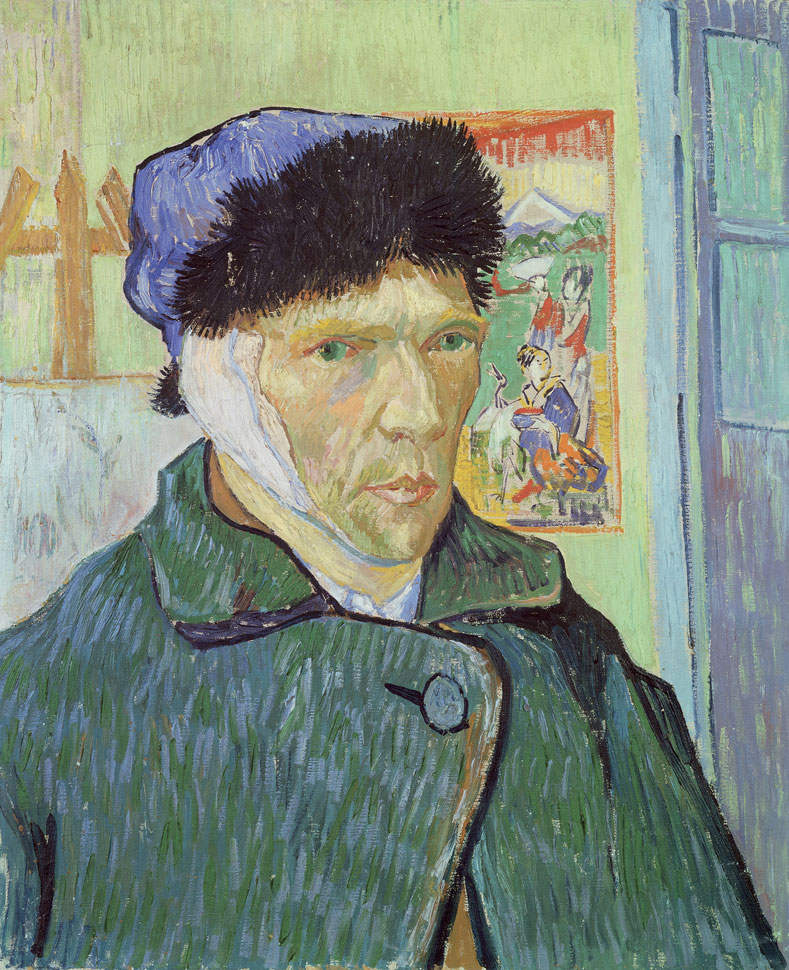 빈센트 반 고흐의 자화상, 〈Vincent Van Gogh Self Portrait with Bandaged Ear〉