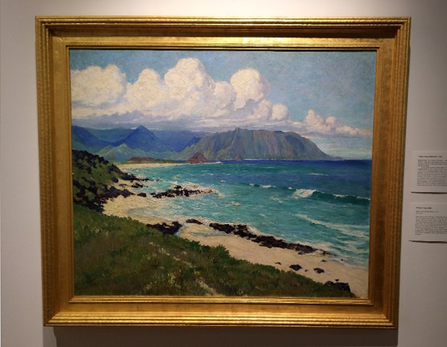 Mokapu Peninsula, Kane Ohe, Hawaii by William Twigg-Smith, 1925, oil on canvas 