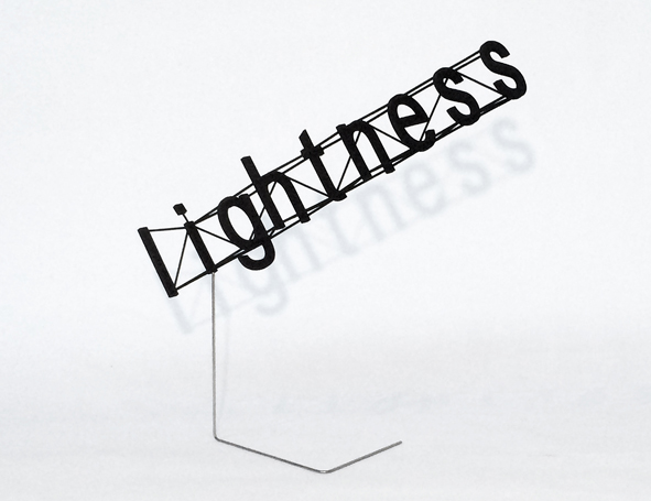Alberto Meda, Lightness, 2015, 3-D-Druck, courtesy Alberto Meda