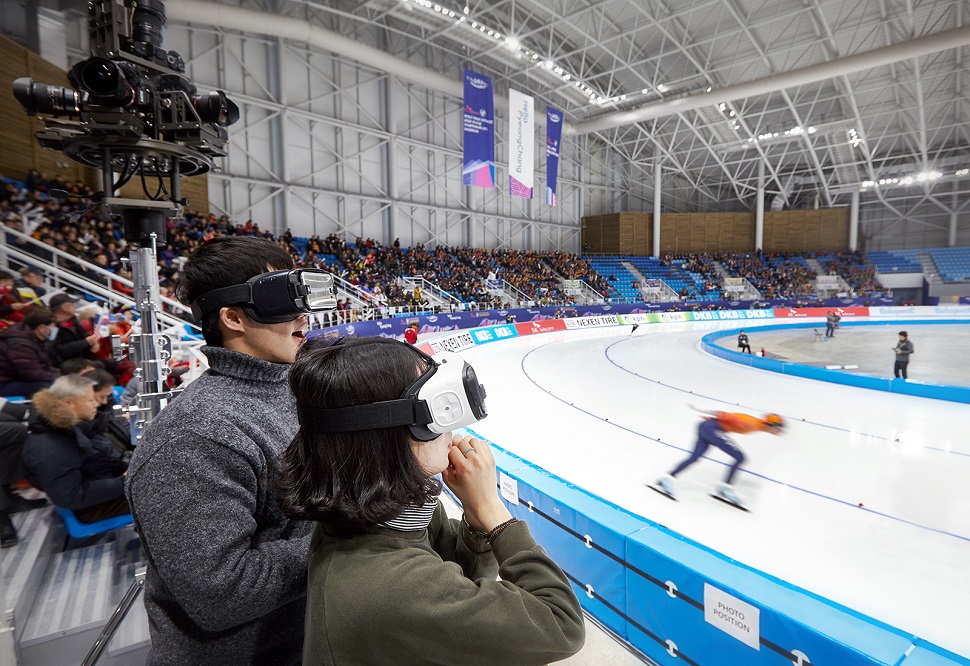 SK텔레콤이 모바일 월드 콩그레스2017에서 초고화질 360 VR 생방송 서비스 360 Live VR을 선보인다. (사진제공: SK텔레콤)