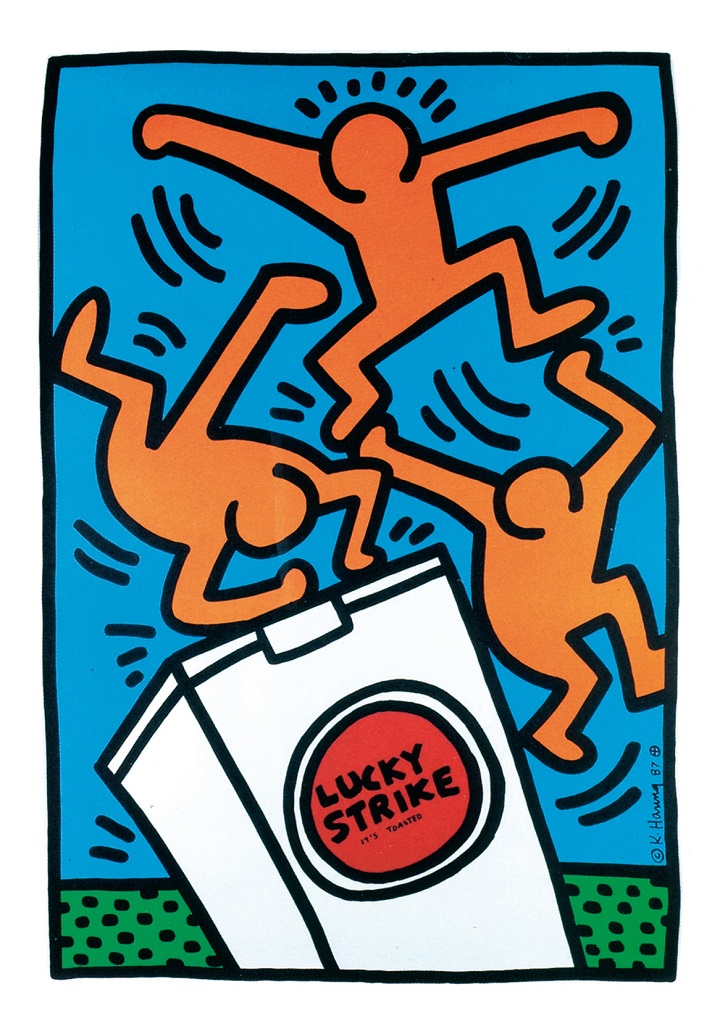 키스 헤링, Lucky Strike II ⓒ The Keith Haring Foundation