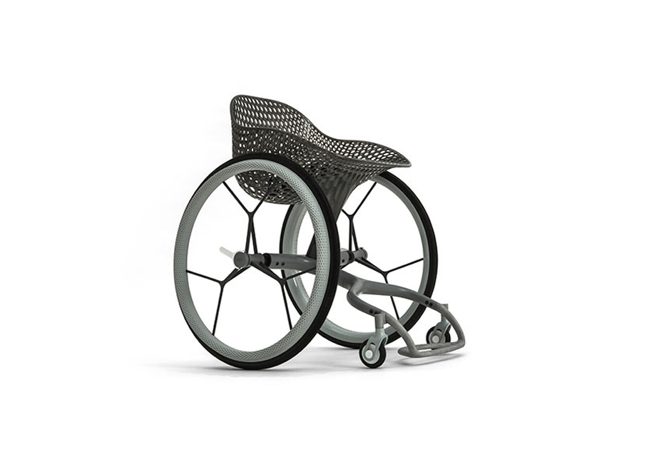 ‘고(Go)’는 사용자의 체형, 무게 등 생체 정보를 정밀히 측정한 후, 3D 프린팅 기술을 이용해 맞춤 제작할 수 있는 휠체어다.