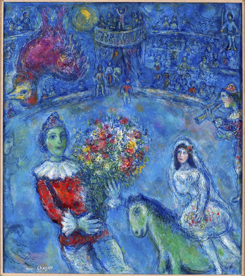 보라색 수탉 Marc Chagall, Le Coq Violet (1966-72) oil, gouache and ink on canvas, Private Collection © ADAGP, Paris - SACK, Seoul, 2018, Chagall ®(사진제공: M컨템포러리)