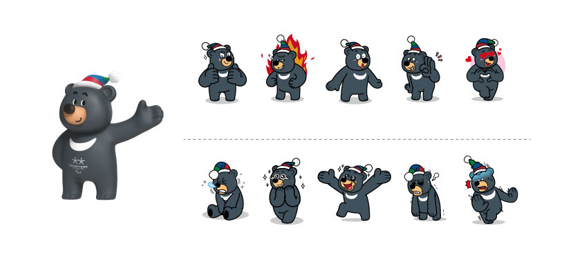 평창패럴림픽 마스코트 