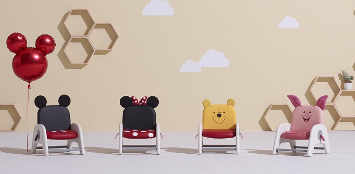 시디즈가 디즈니와 협업한 유아용 의자 디즈니 아띠를 출시했다.(사진제공: 시디즈)