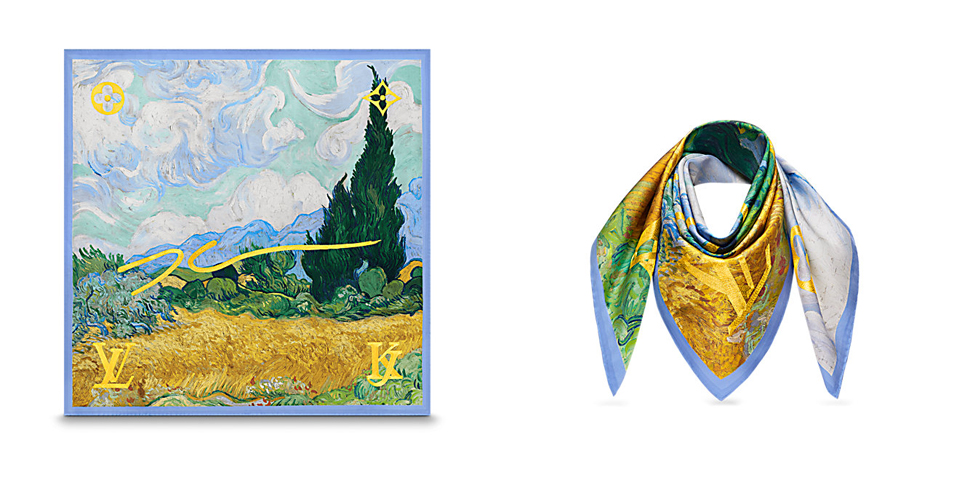 Louis Vuitton Masters - Van gogh (Silk Scarf)