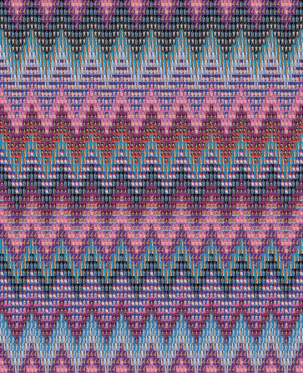 인효진 / Hot Punk Project _ Missoni _ Pink, 112x90.8cm, 피그먼트 프린트, 2016