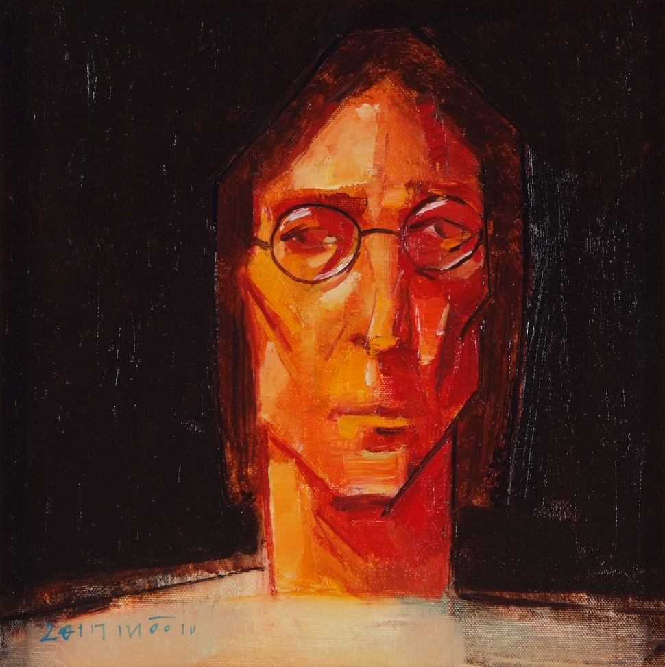 문형태_imagine John Lennon_oil on canvas